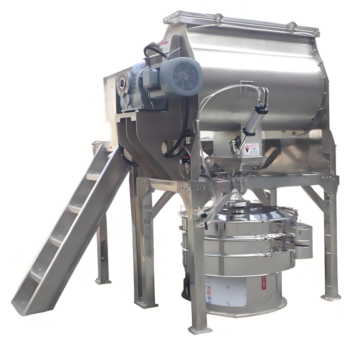 Ribbon Blender Mixer details innovative technology and application of industrial material mixing