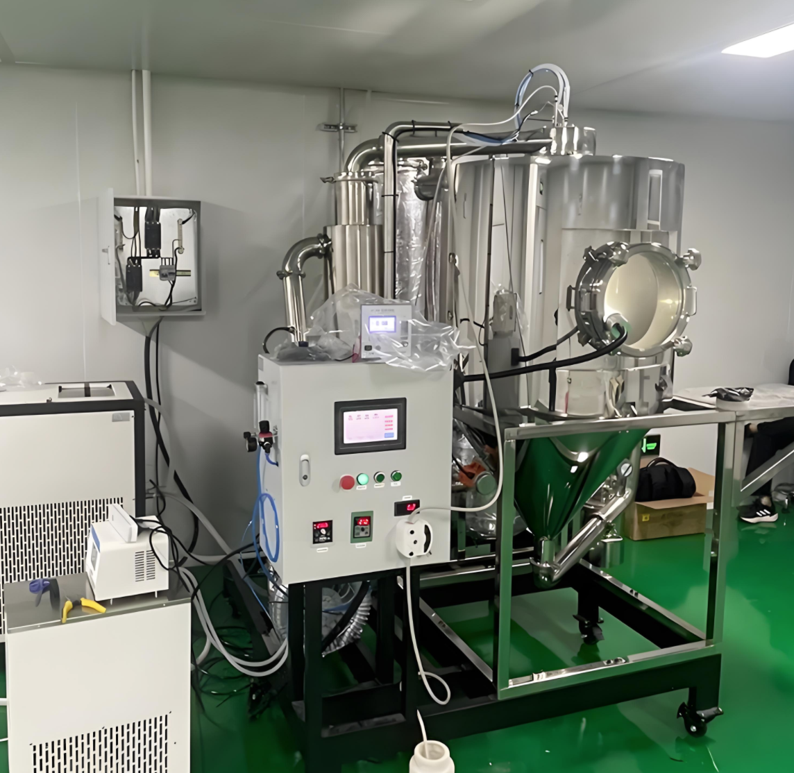 Application and development of centrifugal spray drying in industrial production