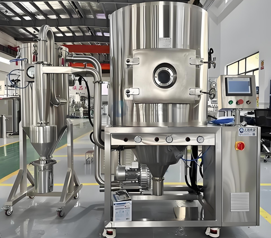 Application and development of centrifugal spray drying in industrial production