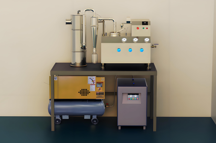 Experimental Jet Mill