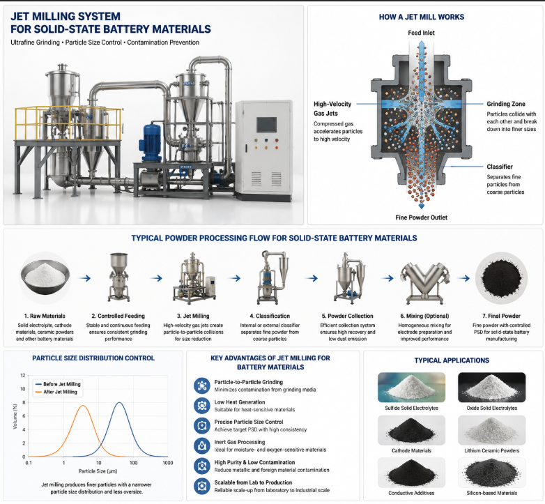 Chapter 6:Solid Electrolyte Jet Mill for Battery Materials | JETER Chapter 6:Solid Electrolyte Jet Mill for Battery Materials | JETER